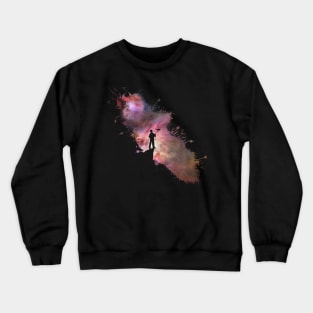 Starry sky painter supernova space star Crewneck Sweatshirt